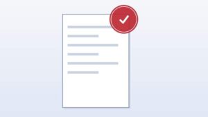 投資助言・代理業登録完了を表すイメージ画像(承認印が押された書類のイラスト)